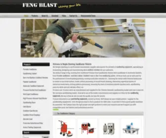 Sandblasting-Sandblasters.com(Sand blasting equipments) Screenshot