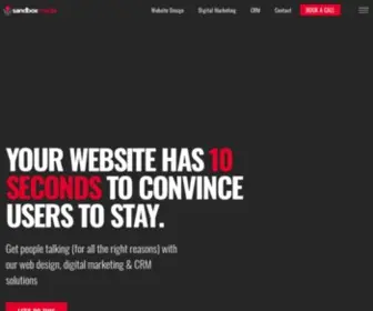 Sandboxmedia.ca(Powerful Web Design & Online Marketing Solutions) Screenshot