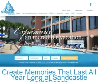 Sandcastlesouthbeach.com(Sandcastle Oceanfront Resort South Beach) Screenshot