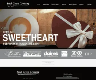 Sandcreekcrossing.com(Sand Creek Shopping Center) Screenshot