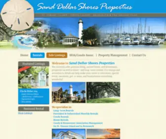 Sanddollarshoresproperties.com(Sand Dollar Shores Properties) Screenshot