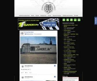 SandecJa.org(MKS Sandecja Nowy Sącz) Screenshot