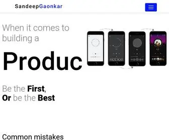 Sandeepgaonkar.com(Sandeep P Gaonkar) Screenshot