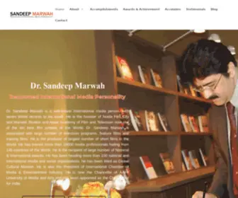 Sandeepmarwah.com(Renowned International Media Personality) Screenshot