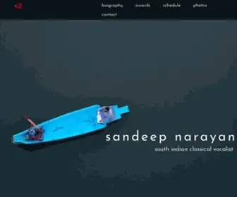 Sandeepnarayanmusic.com(Sandeep Narayan) Screenshot