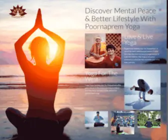 Sandeepoorna.com(Yogacharya Sandeep) Screenshot