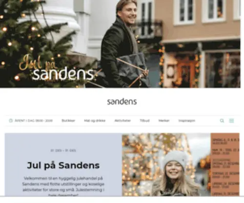 Sandens.no(Sandens) Screenshot