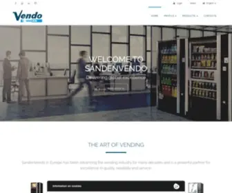 Sandenvendo.it(Sandenvendo in europe has been advancing the vending industry for many decades and) Screenshot