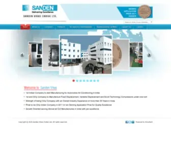 Sandenvikas.com(Sanden Vikas) Screenshot