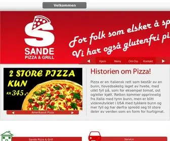 Sandepizza.no(Drammen Pizza & Grill) Screenshot