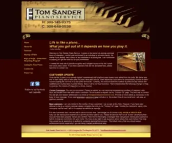 Sanderpianoservice.com(Sander Piano Service) Screenshot