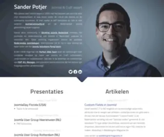 Sanderpotjer.nl(Sander Potjer Webdesign) Screenshot