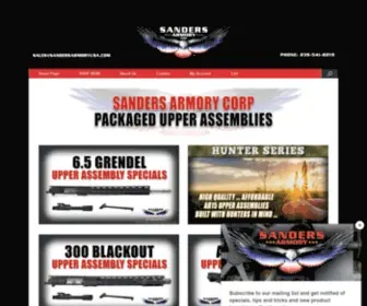 Sandersarmoryusa.com(Sanders Armory Corp) Screenshot
