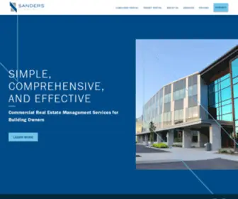 Sanderscommercial.com(Sanders Commercial) Screenshot