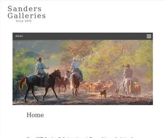 Sandersgalleries.com(Sanders Galleries) Screenshot