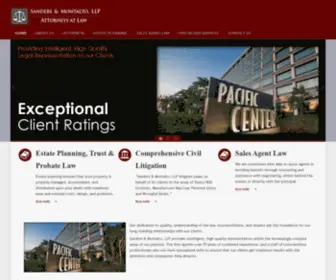 Sandersmontalto.com(Sanders &amp; Montalto) Screenshot