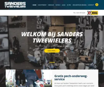 Sanderstweewielers.nl(Sanders Tweewielers Scooters Bromfietsen Snorfietsen Nijmegen Arnhem) Screenshot