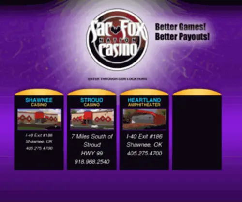 Sandfcasino.com Screenshot