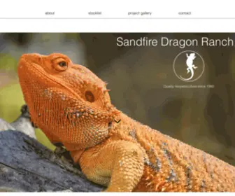 Sandfiredragonranch.com(Sandfire Dragon Ranch) Screenshot