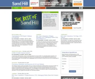 Sandhill.com(Business Strategy for Software) Screenshot