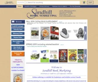 Sandhillbooks.com(Sandhill Book Marketing Ltd) Screenshot