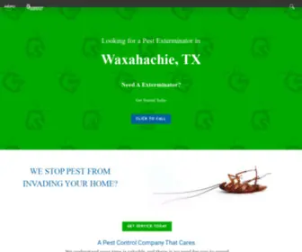 Sandhoffservices.com(Waxahachie Pest & Termite) Screenshot