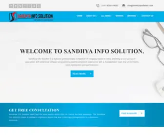 Sandhyainfosolution.com(Sandhya Info Solution) Screenshot