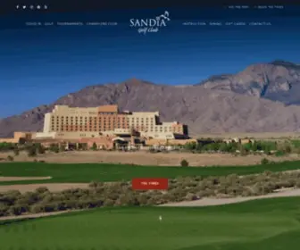 Sandiagolf.com(Sandia Golf Club) Screenshot