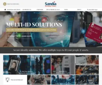 Sandiainternational.com(Plastic card printers) Screenshot