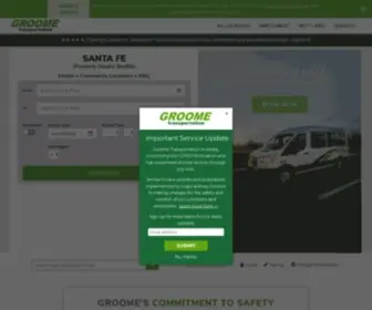 Sandiashuttle.com(Santa Fe Shuttle) Screenshot