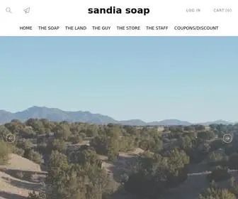 Sandiasoap.com(Sandia soap company) Screenshot