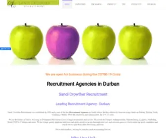 Sandicrowther.co.za(Recruitment Agencies in Durban) Screenshot