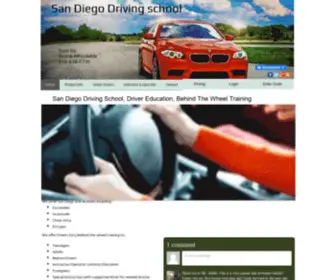 Sandidrivers.com(San Diego Driving School) Screenshot