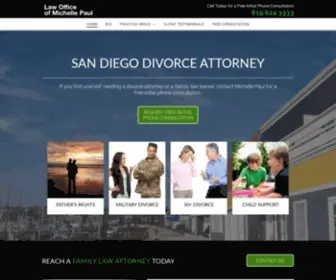 Sandiego-Divorcelaw.com(San Diego Divorce Lawyer & Family Law Attorney) Screenshot