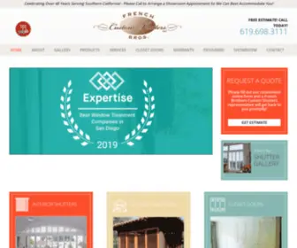Sandiego-Shutters.com(San Diego Shutters) Screenshot