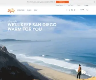 Sandiego.org(The Official Travel Resource for the San Diego Region) Screenshot