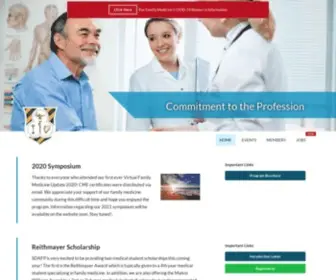 Sandiegoafp.org(San Diego Academy of Family Physicians) Screenshot