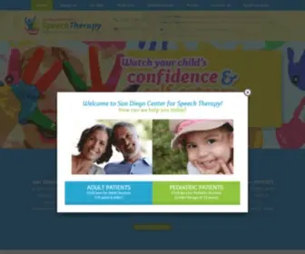 Sandiegocenterforspeechtherapy.com(San Diego Center for Speech Therapy & Myofunctional Therapy San Diego Center for Speech Therapy & Myofunctional Therapy) Screenshot