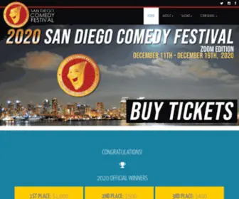 Sandiegocomedyfest.com(San Diego Comedy Festival) Screenshot