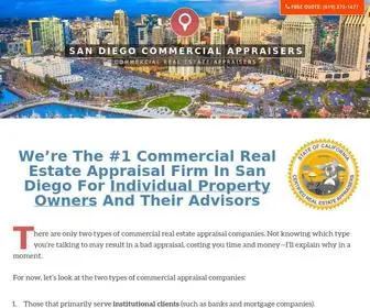 Sandiegocommercialappraisal.com(Commercial Real Estate Appraisers in San Diego) Screenshot