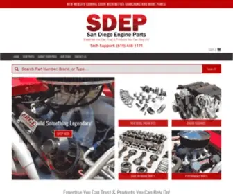 Sandiegoengineparts.com(San Diego Engine Parts) Screenshot