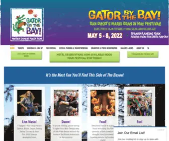 Sandiegofestival.com(Gator by the Bay) Screenshot