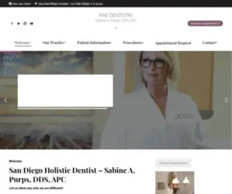 Sandiegofinedentistry.com(Fine Dentistry) Screenshot