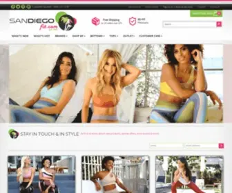 Sandiegofit.com(A Women's Activewear Boutique) Screenshot