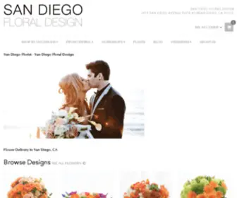 Sandiegofloraldesign.com(San Diego Florist) Screenshot