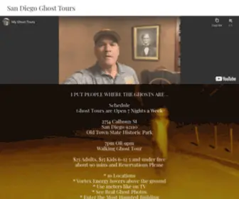 Sandiegoghosttours.com(San Diego Ghost Tours) Screenshot