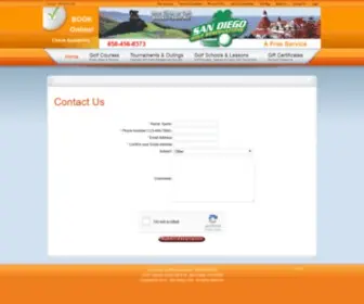 Sandiegogolf.com(San Diego Golf) Screenshot