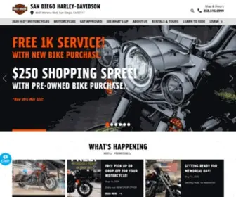 Sandiegoharley.com(San Diego Harley) Screenshot