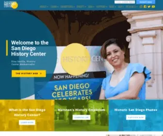 Sandiegohistory.org(San Diego History Center) Screenshot