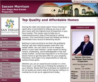 Sandiegohomesalesandfinance.com(San Diego Home Sales and Finance) Screenshot